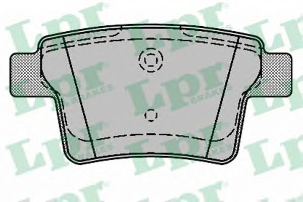 LPR 05P1326 Комплект тормозных колодок