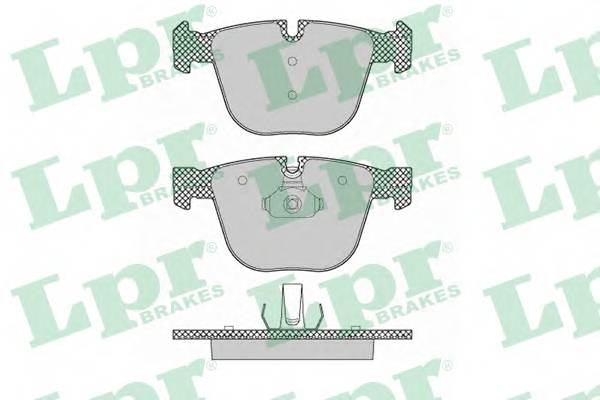 LPR 05P1367 Комплект тормозных колодок