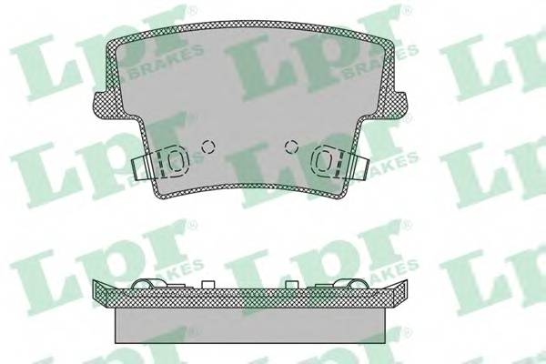 LPR 05P1400 Комплект тормозных колодок... LPR 05P1400 Комплект тормозных колодок...