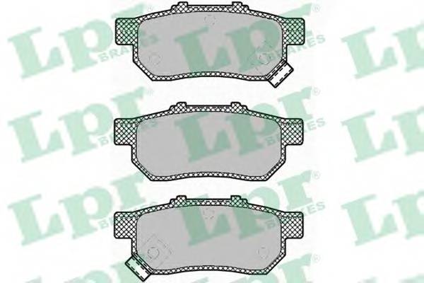 LPR 05P1425 Комплект тормозных колодок... LPR 05P1425 Комплект тормозных колодок...