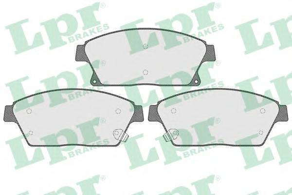 LPR 05P1562 Комплект тормозных колодок