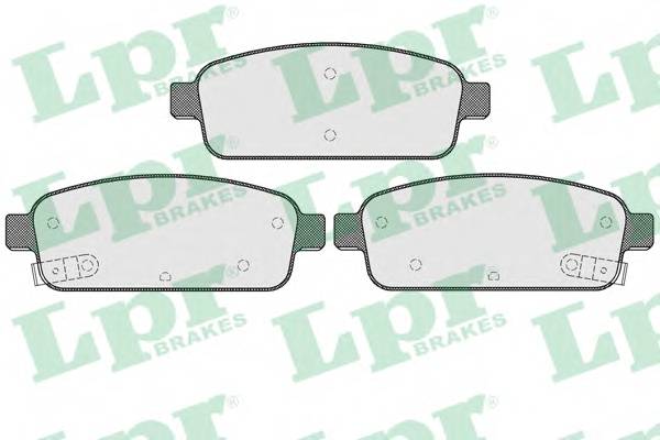 LPR 05P1575 Комплект тормозных колодок