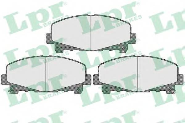 LPR 05P1607 Комплект тормозных колодок...