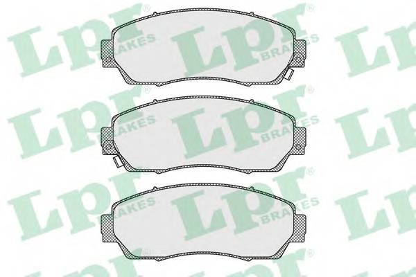 LPR 05P1634 Комплект тормозных колодок