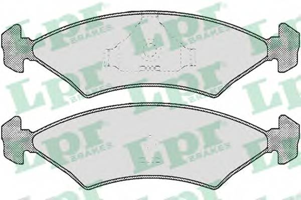 LPR 05P232 Комплект тормозных колодок