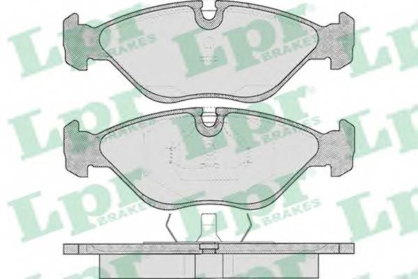 LPR 05P310 Комплект тормозных колодок