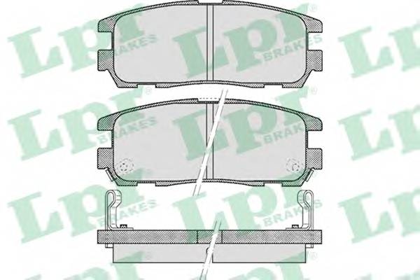 LPR 05P524 Комплект тормозных колодок