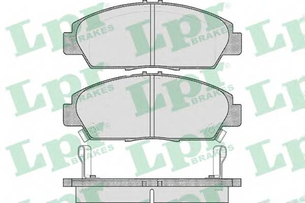 LPR 05P567 Комплект тормозных колодок