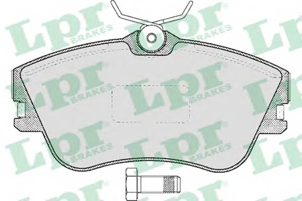 LPR 05P605 Комплект тормозных колодок...