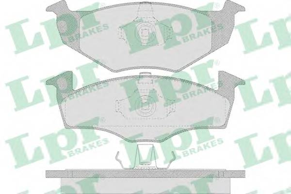 LPR 05P638 Комплект тормозных колодок