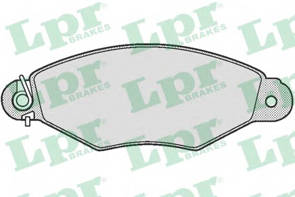 LPR 05P661 Комплект тормозных колодок
