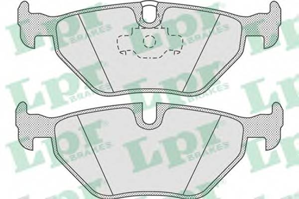 LPR 05P675 Комплект тормозных колодок