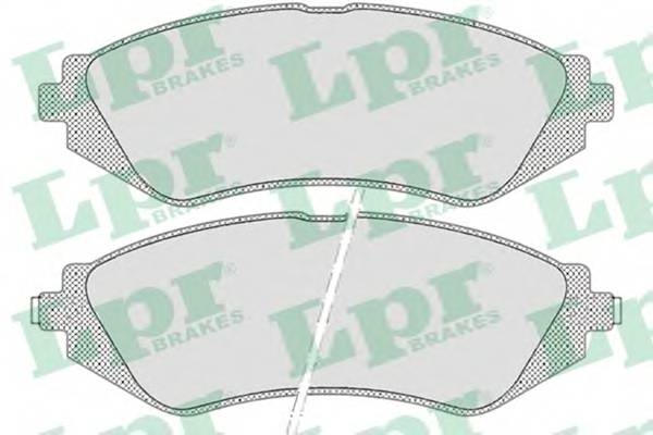 LPR 05P682 Комплект тормозных колодок