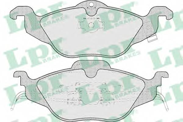 LPR 05P698 Комплект тормозных колодок