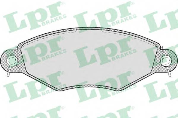 LPR 05P708 Комплект тормозных колодок