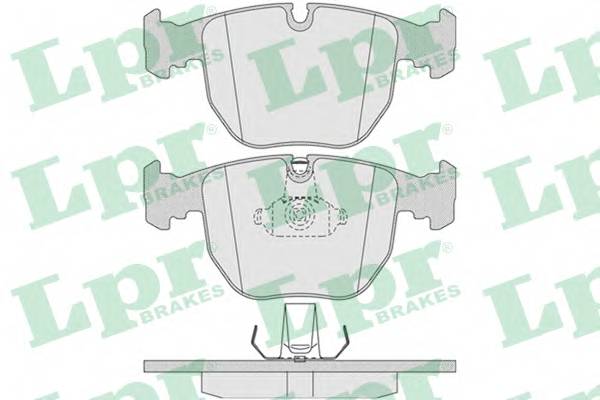 LPR 05P771 Комплект тормозных колодок