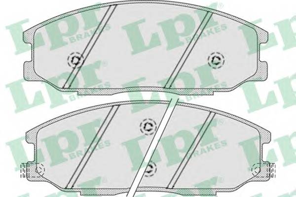 LPR 05P858 Комплект тормозных колодок... LPR 05P858 Комплект тормозных колодок...