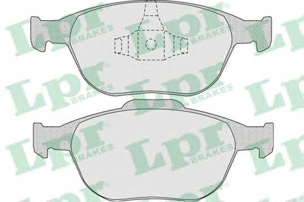LPR 05P906 Комплект тормозных колодок... LPR 05P906 Комплект тормозных колодок...
