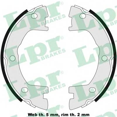 LPR 07800 Комплект гальмівних колодо... LPR 07800 Комплект гальмівних колодо...