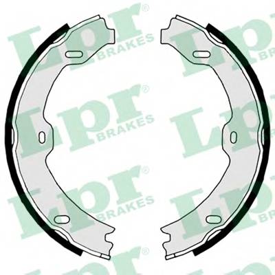 LPR 09020 Комплект тормозных колодок