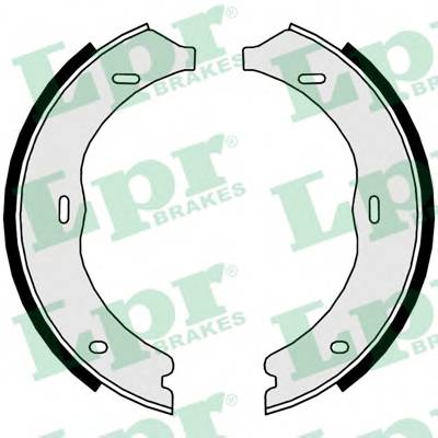 LPR 09720 Комплект тормозных колодок