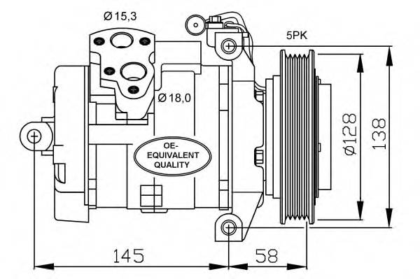 NRF 32697 Компресор, кондиціонер NRF 32697 Компресор, кондиціонер
