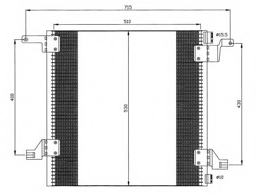NRF 35526 Конденсатор, кондиционер NRF 35526 Конденсатор, кондиционер