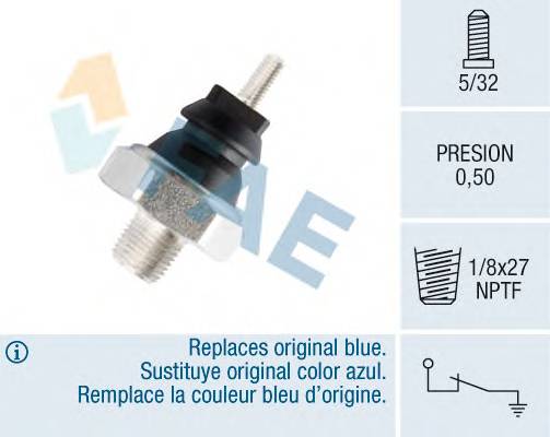 FAE 12040 Датчик давления масла
