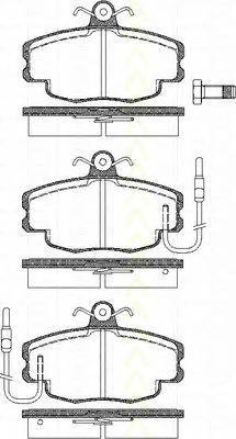 TRISCAN 8110 10041 Комплект тормозных колодок