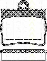 TRISCAN 8110 23016 Комплект гальмівних колодо... TRISCAN 8110 23016 Комплект гальмівних колодо...