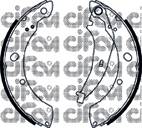 CIFAM 153-481 Комплект тормозных колодок