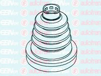 AUTOFREN SEINSA D8524T Комплект пылника, приводно...