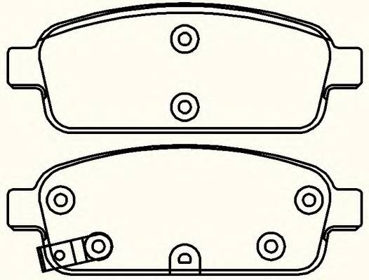 COMLINE CBP32024 Комплект тормозных колодок