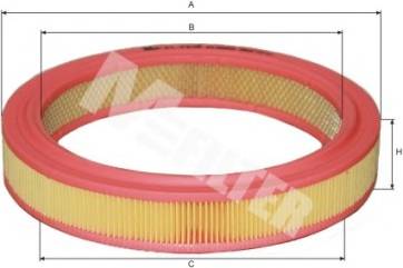 MFILTER A386 Повітряний фільтр MFILTER A386 Повітряний фільтр