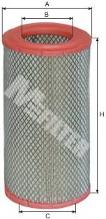 MFILTER A824 Повітряний фільтр MFILTER A824 Повітряний фільтр