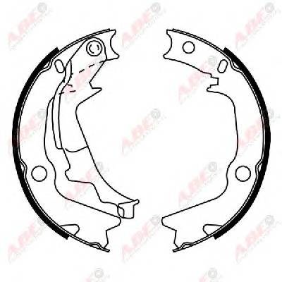 ABE C00526ABE Комплект тормозных колодок... ABE C00526ABE Комплект тормозных колодок...