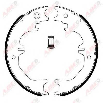 ABE C02082ABE Комплект тормозных колодок...