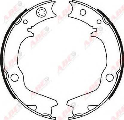 ABE C05062ABE Комплект тормозных колодок