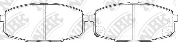 NiBK PN0373 Колодки гальмівні. дискові 