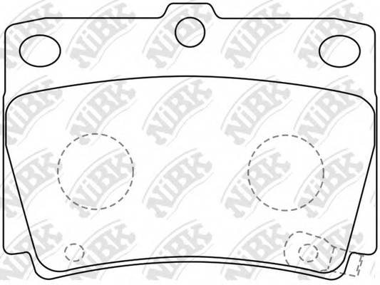 NiBK PN3391 Колодки тормозные NiBK PN3391 Колодки тормозные