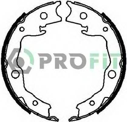 PROFIT 5001-4029 Колодки гальмівні барабанн... PROFIT 5001-4029 Колодки гальмівні барабанн...