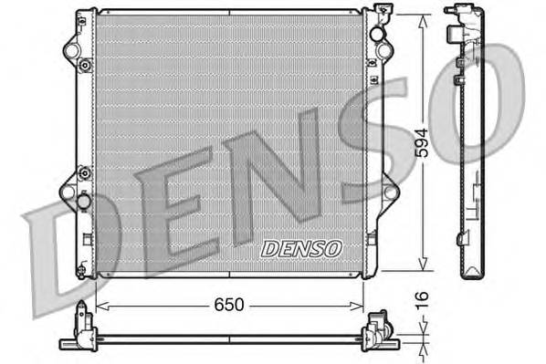 DENSO DRM50036 Радиатор, охлаждение двига... DENSO DRM50036 Радиатор, охлаждение двига...