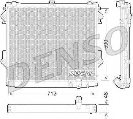 DENSO DRM50074 Радиатор, охлаждение двига... DENSO DRM50074 Радиатор, охлаждение двига...