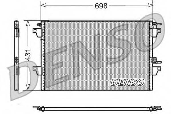 DENSO DCN23022 Конденсатор, кондиционер