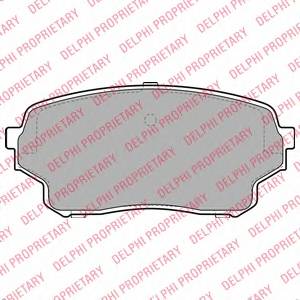 DELPHI LP2000 Комплект тормозных колодок