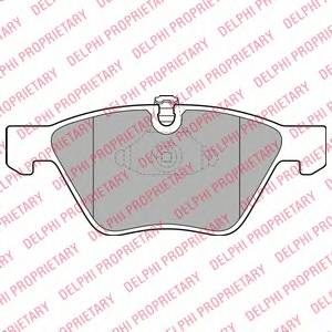 DELPHI LP1956 Комплект тормозных колодок