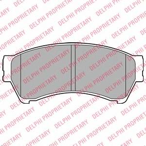 DELPHI LP2111 Комплект тормозных колодок...