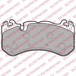 DELPHI LP2149 Комплект тормозных колодок...