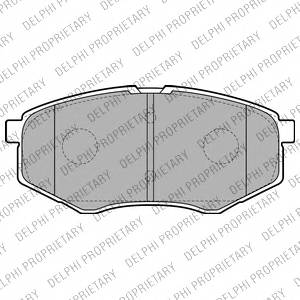 DELPHI LP2227 Комплект гальмівних колодо... DELPHI LP2227 Комплект гальмівних колодо...