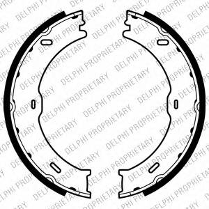 DELPHI LS2018 Комплект тормозных колодок...